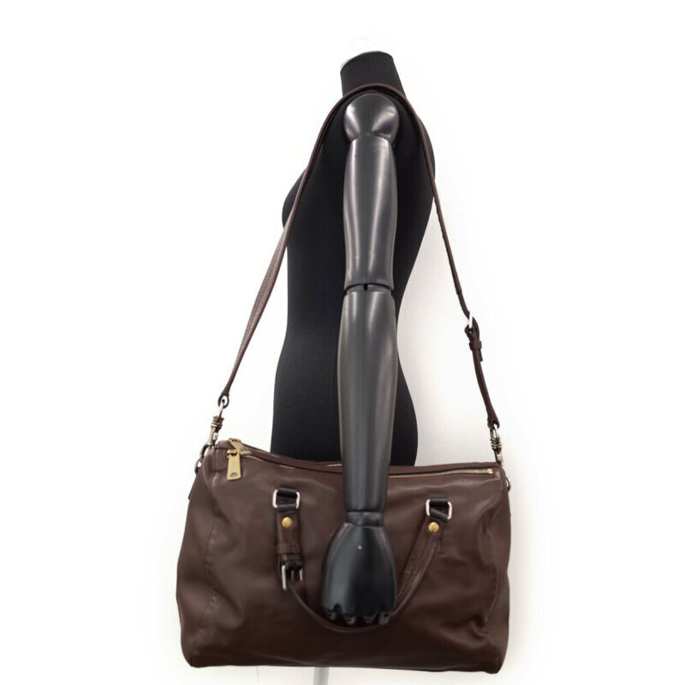 Celine Boston Macadam Shoulder Bag Tan - Picture 8 of 9